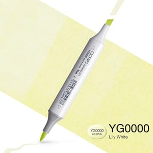 Copics Sketch - YG0000 LILY WHITE