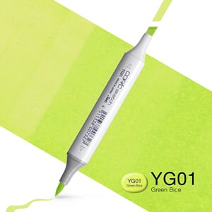 Copics Sketch - YG01 GREEN BICE
