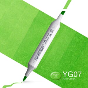 Copics Sketch - YG07 ACID GREEN