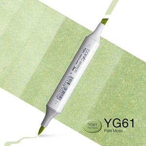 Copics Sketch - YG61 PALE MOSS