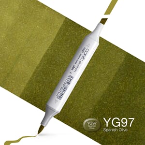 Copics Sketch - YG97 SPANISH OLIVE