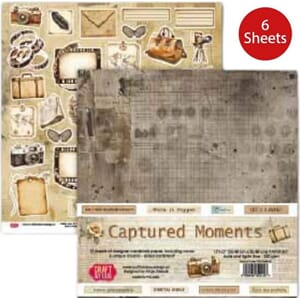 Craft & You Design - Captured Moments 12x12 Inch Paper Set
