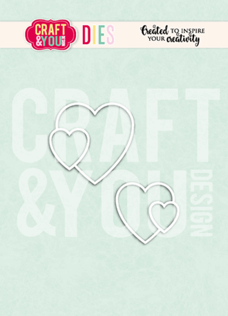 Craft & You - Hearts Dies by Gosia
