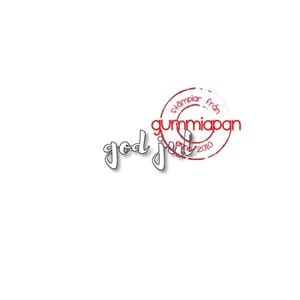 Gummiapan - God jul dies, str 23x20 mm