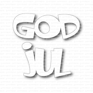 Gummiapan - God jul dies, str 49 x 19 mm