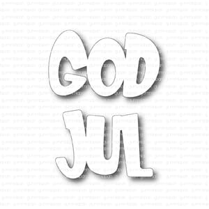 Gummiapan - God jul dies, str 32 x 19 mm