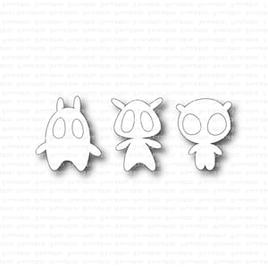 Gummiapan - Aliens dies, str 17x19 mm