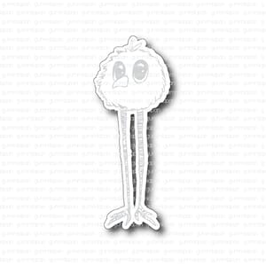 Gummiapan - Dies til Fluffy Longlegs, str 32x81 mm