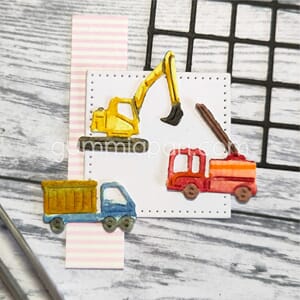 Gummiapan - Anleggsbiler, str 22x12, 21x22, 24x24 mm