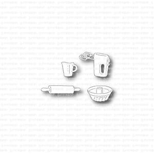 Gummiapan - Kjøkkenredskap,str 12x11,23x18,29x6,19x12mm