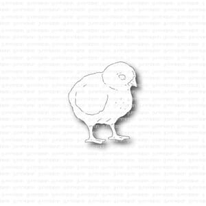 Gummiapan - Stor kylling dies, str 31x37 mm