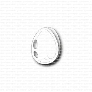 Gummiapan - Egg dies, str 25,5×34 mm