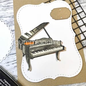 Gummiapan - flygel dies, str 67x70 mm