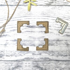 Gummiapan - Fotohjørner dies, str 14 x 14,5mm