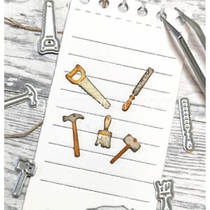 Gummiapan - Verktøy dies, str 2x17 mm