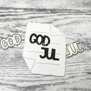 Gummiapan - God jul dies, str 42 x 12 mm