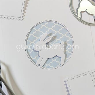 Gummiapan - Kaninsirkel dies, str 52 mm