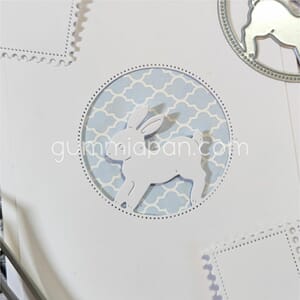 Gummiapan - Kaninsirkel dies, str 52 mm