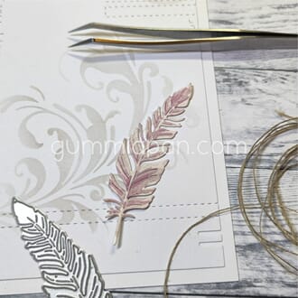 Gummiapan - Fjær dies, str 27x45 mm