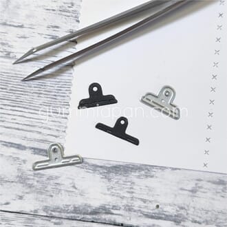 Gummiapan - 2 binders dies, str 19x8,5 mm