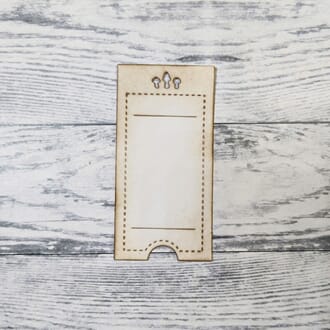 Gummiapan - Høstbillett dies, str 70 x 35 mm