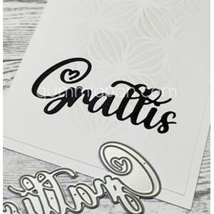 Gummiapan - Grattis dies, str 76 x 35,5 mm