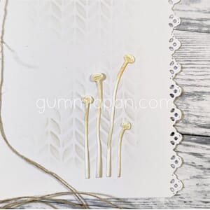 Gummiapan - Enoki sopp dies, str 5,5x27-6x51 mm