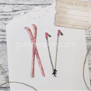 Gummiapan - Slalom ski og staver dies, str 63 x 7, 54 x 8 mm