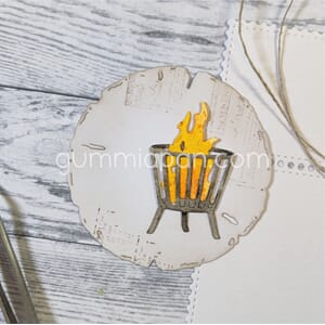 Gummiapan - Bålpanne, str 26,5x29,5, 18x34,5 mm