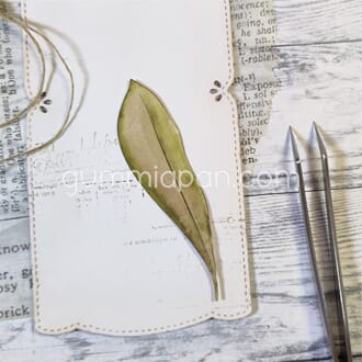 Gummiapan - Bladlinje, str 22,5 x 72 mm