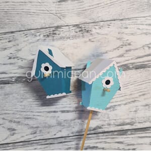 Gummiapan - Fuglehus modell 1