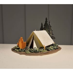 Gummiapan - Lite telt