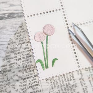 Gummiapan - Løkblomst, str 12x44, 11x37, 7,5x7,5, 8x11,5 mm