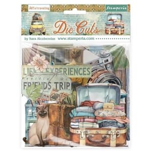 Stamperia - Art of Travelling Die Cuts Assorted