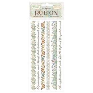 Stamperia - Daisy Art Rub-On 10,16x21,6cm Stripes