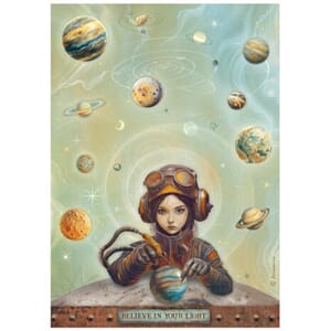 Stamperia - A New Beginning A4 Rice Paper Believe in Your Li