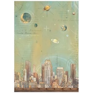 Stamperia - A New Beginning A4 Rice Paper Skyline