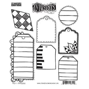 Dylusions - Tag It Dylusions Cling Stamps