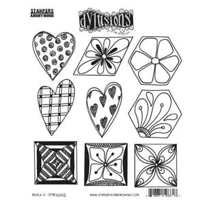 Dylusions - Block It Dylusions Cling Stamps