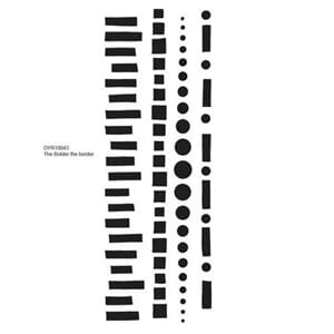 Dylusions - The Bolder The Border Dylusions Cling Stamps