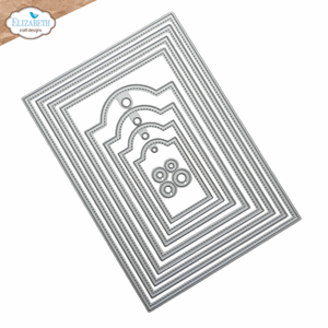 Elizabeth Craft - Beautiful Blooms Die Stitched Rectangles a