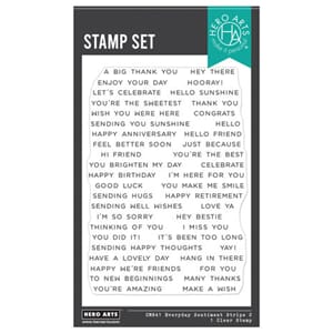 Hero Arts - Spring Meadow Clear Stamp Set Everyday Sentiment