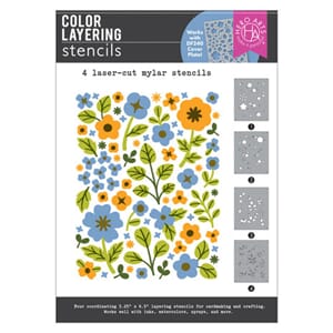 Hero Arts - Spring Meadow Stencils Color Layering Meadow Blo