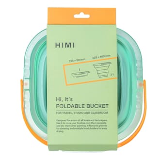 HIMI Semi - Sammenleggbar bøtte med håndtak og penselholder