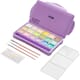 HIMI - Purple Jelly Cup Gouache Sett 18stk, 3 pensler