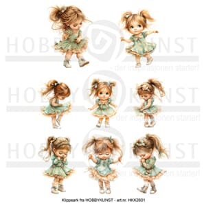 Klippeark - Jenter i lysegrønt