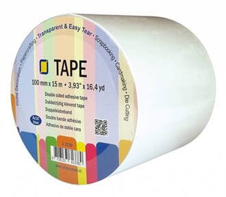 JEJE Produkt - Dobbeltsidig tape, bredde 100 mm, 15 m