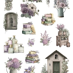 Reprint klippeark - Timeless, str A4