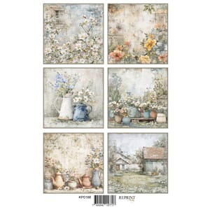 Reprint klippeark -  The Pottery Tags, str A4