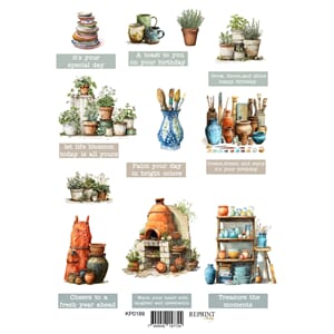 Reprint klippeark -  The Pottery, str A4